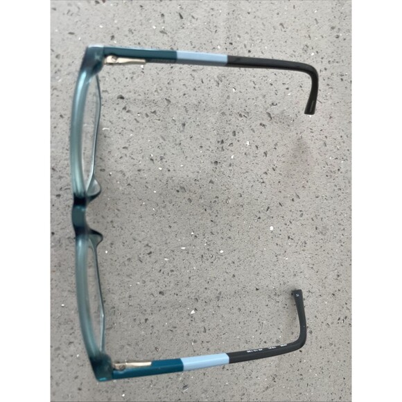 JONES NEW YORK J236 TEAL Eyeglasses Frames ONLY rectangle full rim 48-15-135 - Picture 2 of 15